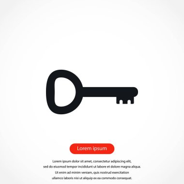 anahtar simge vektör