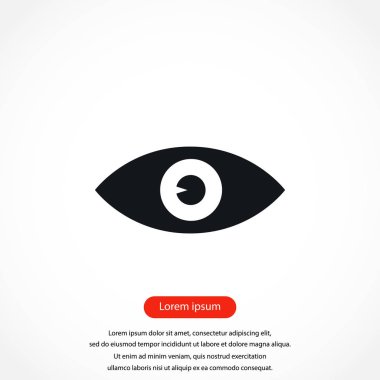 göz simgesi vektör