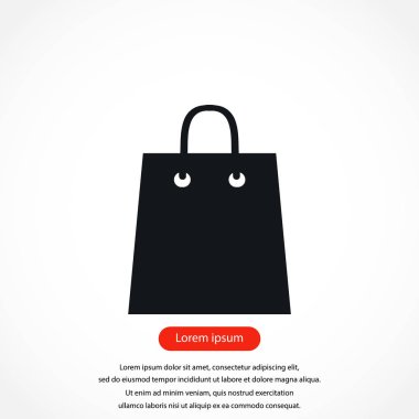 çanta vektör simgesi