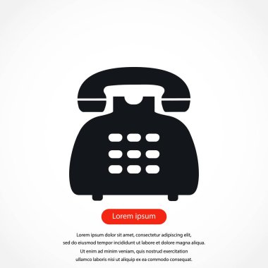 Telefon simge vektör