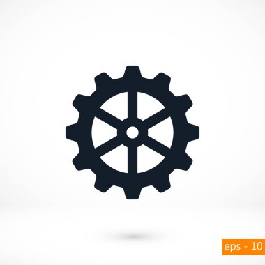 dişli simge vektör