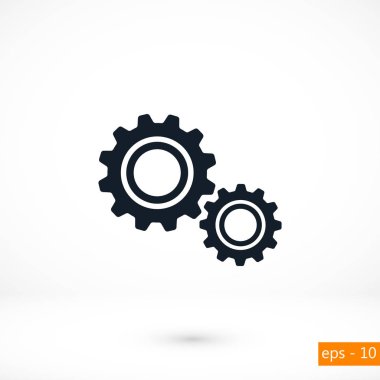 dişli simge vektör