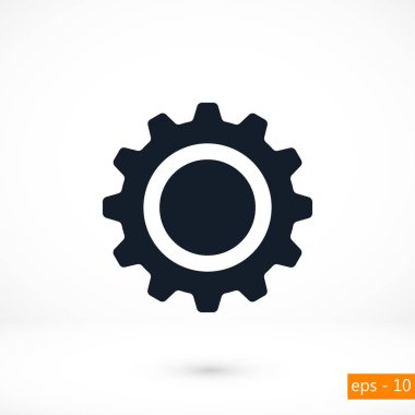 dişli simge vektör