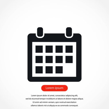 takvim simge vektör