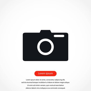 fotoğraf kamera vectoe simgesi