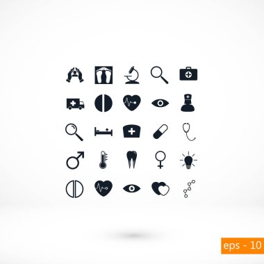 tıbbi simge vektör