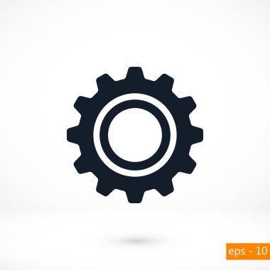 dişli simge vektör