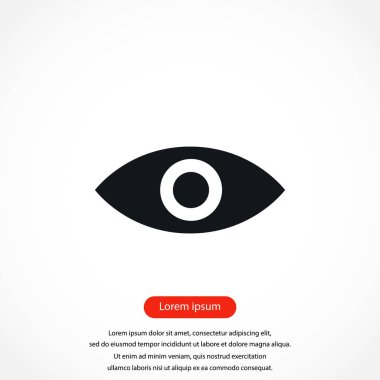 göz simgesi vektör