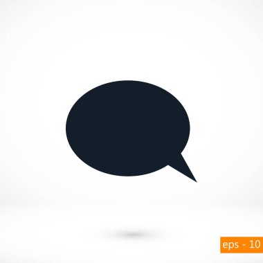 iletişimin bir düz simgesi