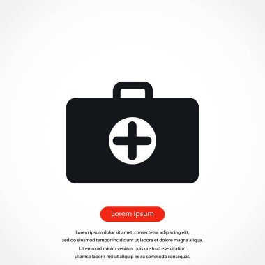 Hemşirelik çanta simgesi