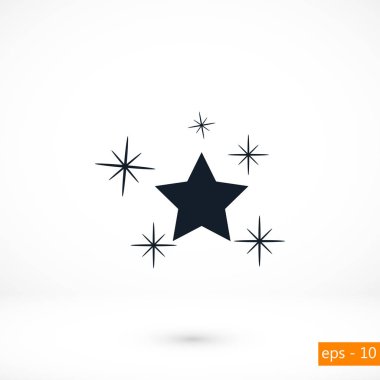 vektör yıldız simgesi
