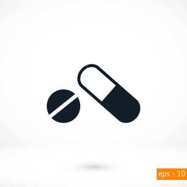 Kapsül Vektör Simgesi