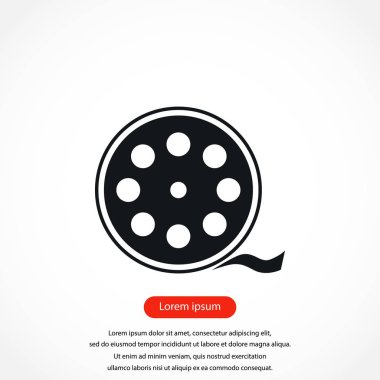 Videocamera tek simgesi