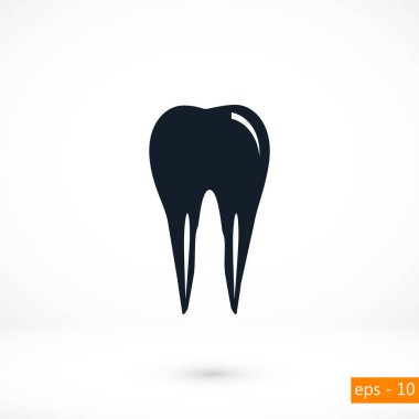 Diş simge vektör