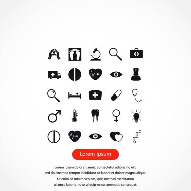 tıbbi simge vektör