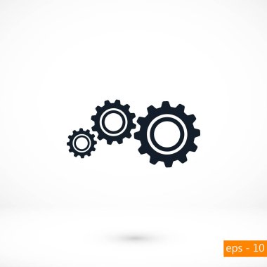 dişli simge vektör