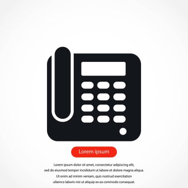 ofis telefon simgesi