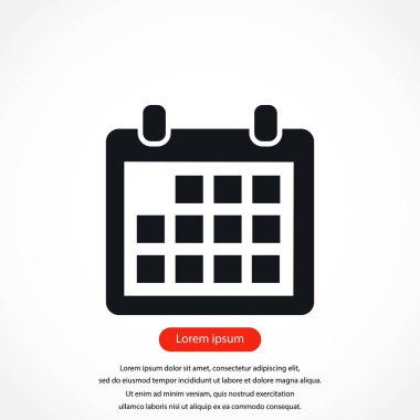 takvim simge vektör