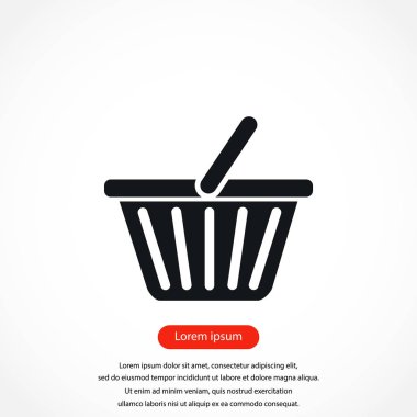 Alışveriş sepeti simgesi