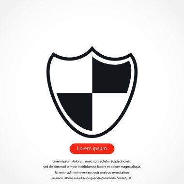 kalkan işareti simgesi