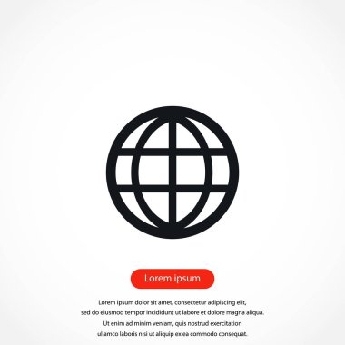 Dünya Vektör Simgesi