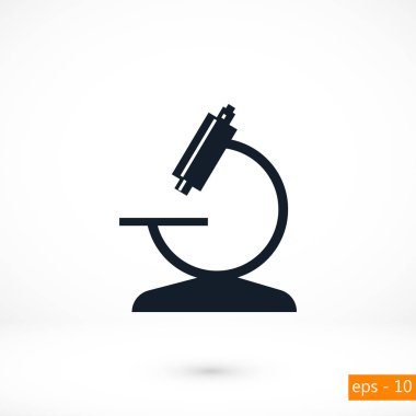 Mikroskop simge vektör