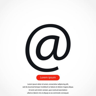 e-posta simge vektör