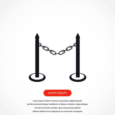 barikat simge vektör