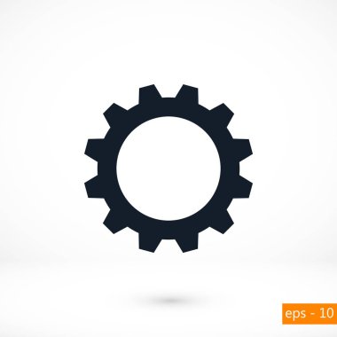 dişli simge vektör