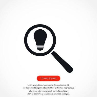 mikroskop ve ampul simgesi