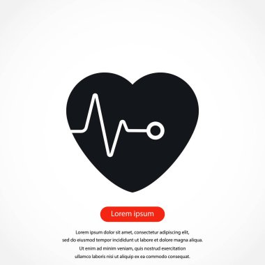 Kalpler vektör simgesi