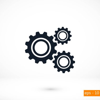 dişli simge vektör