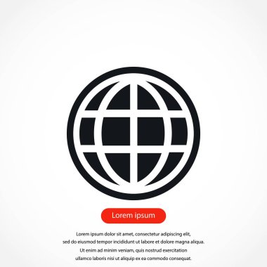 Dünya Vektör Simgesi