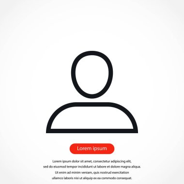 Kullanıcı simge vektör