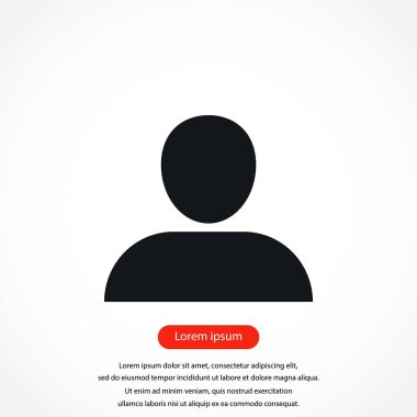 Kullanıcı simge vektör