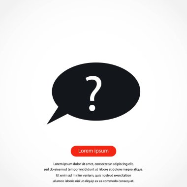 Soru işareti simgesi