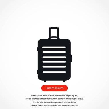 seyahat çantası simgesi