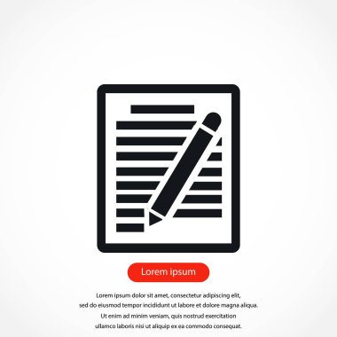 Kağıt vektör simgesi