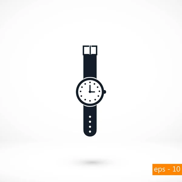 Armbanduhr-Symbolvektor — Stockvektor