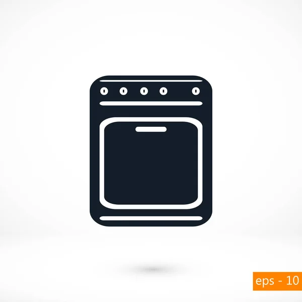 Stove icon vector — Stock Vector