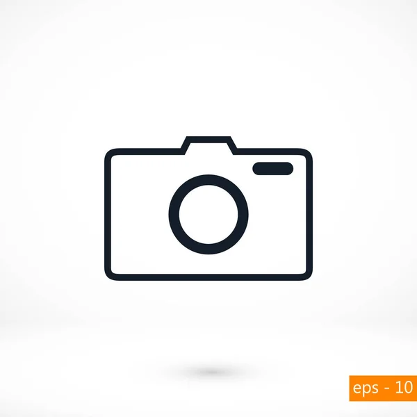 Immagine dell'icona vettoriale della fotocamera — Vettoriale Stock