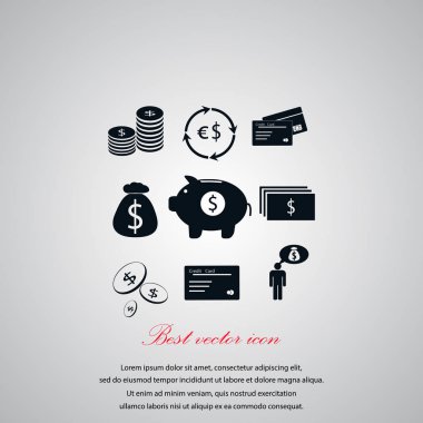 Finans ve para simgesi