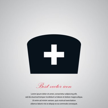 Düz hemşire simgesi