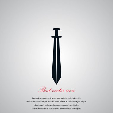 kılıç simge vektör