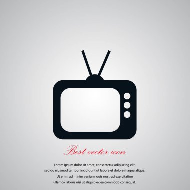 TV simge vektör