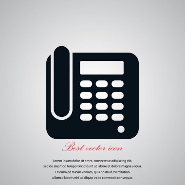 ofis telefon simgesi