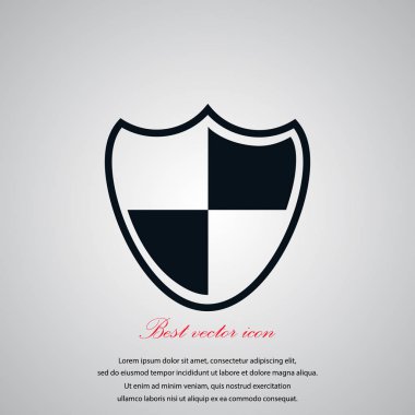 kalkan işareti simgesi