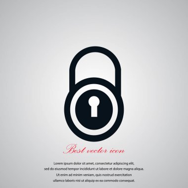 Vektör simgesini kilitle