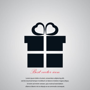 hediye simge vektör