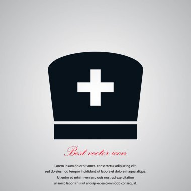 Düz hemşire simgesi